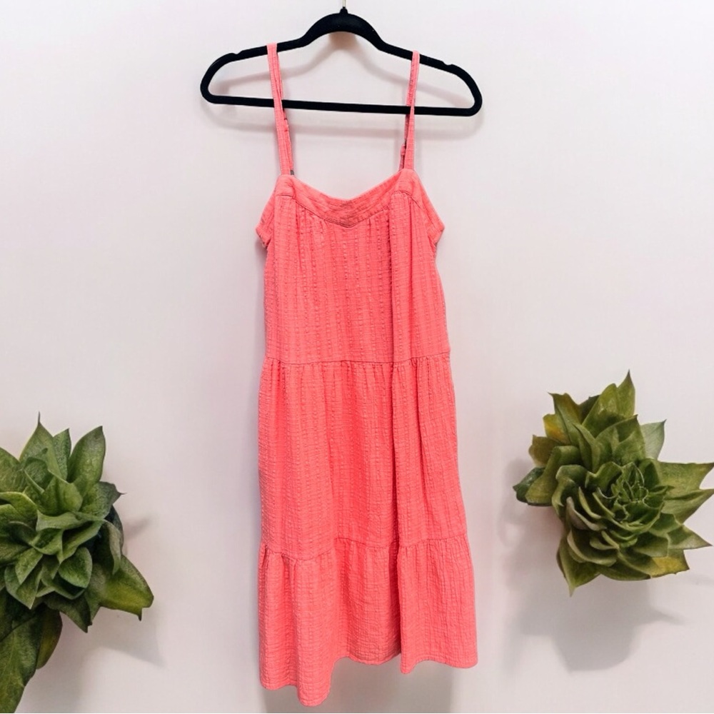 Knox Rose Textured Dress With Pockets! Small